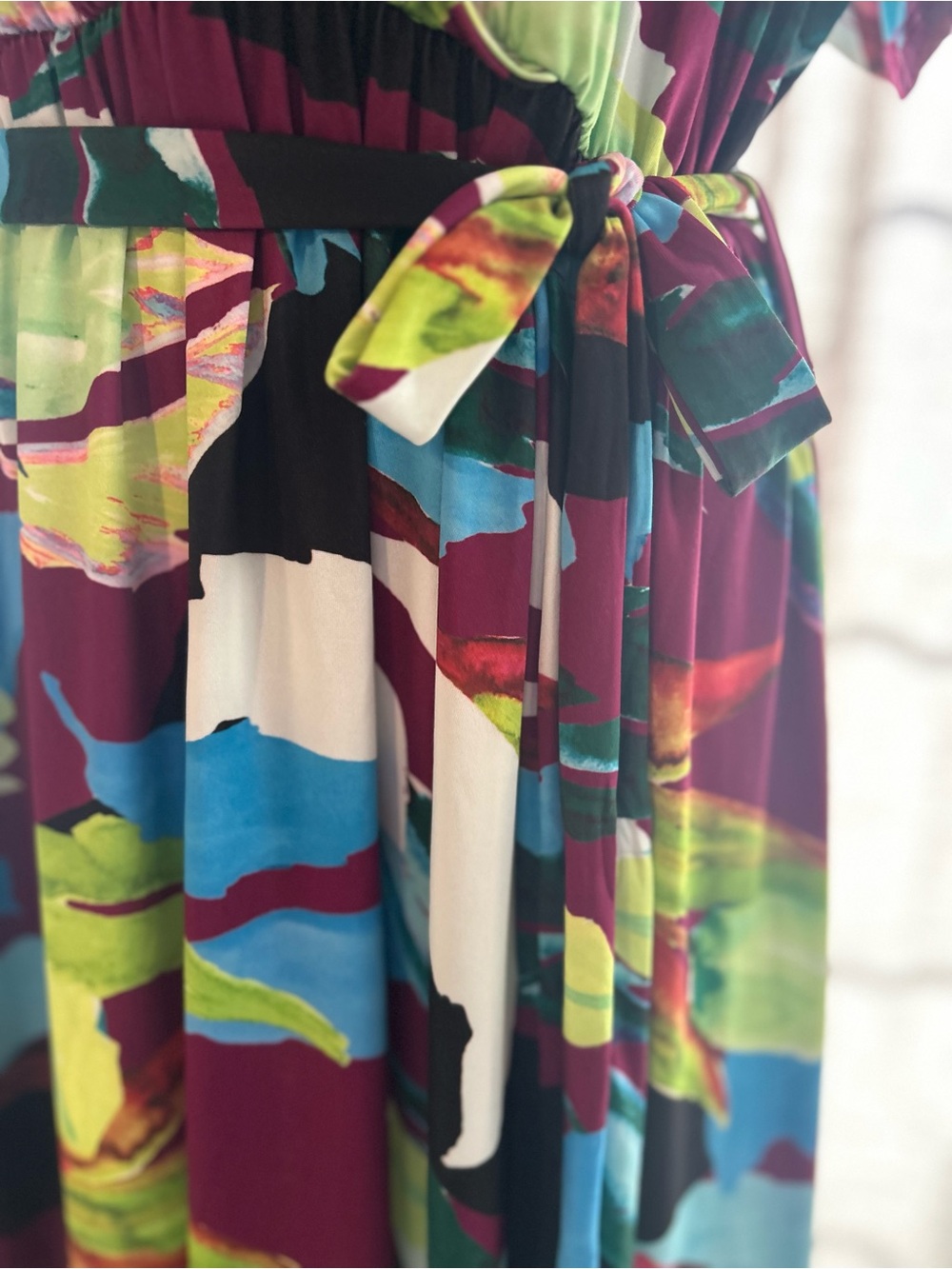 Seven7 Multi-Color Abstract Maxi Dress - Picture 4 of 12